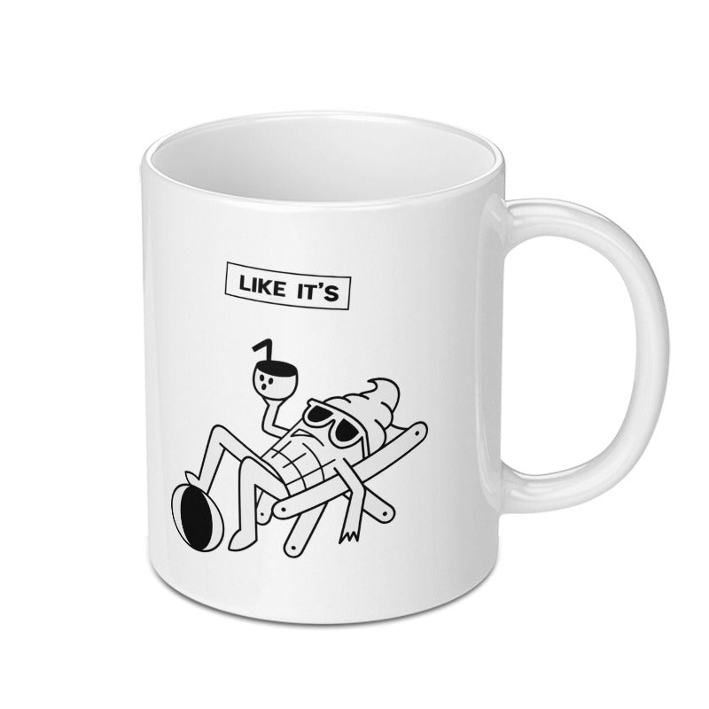 Unique Fun Relaxing Like It's Coffee Mug product type