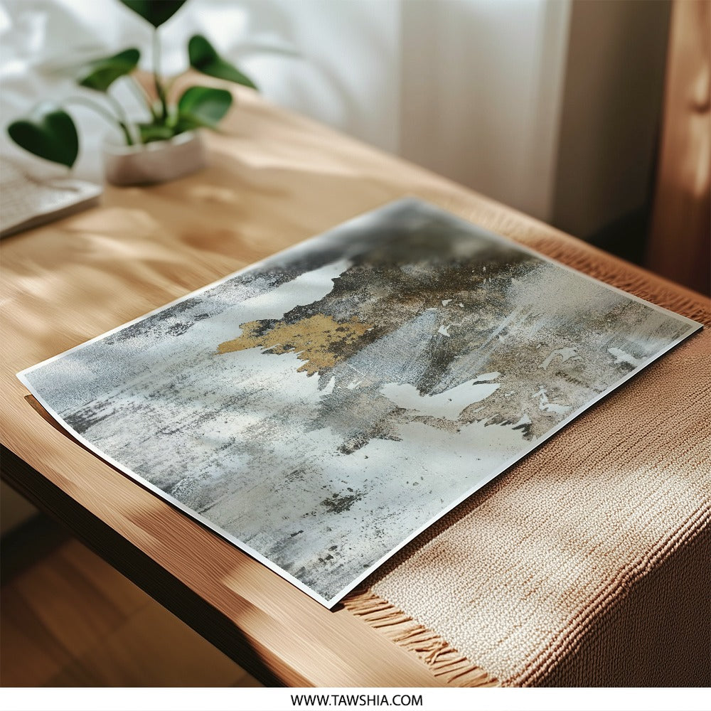 Abstract Wall Art Photographic Print, Distressed Texture Photo, Modern Art Print, Unique Wall Decor, Urban Decay Photo Print - Tawshia