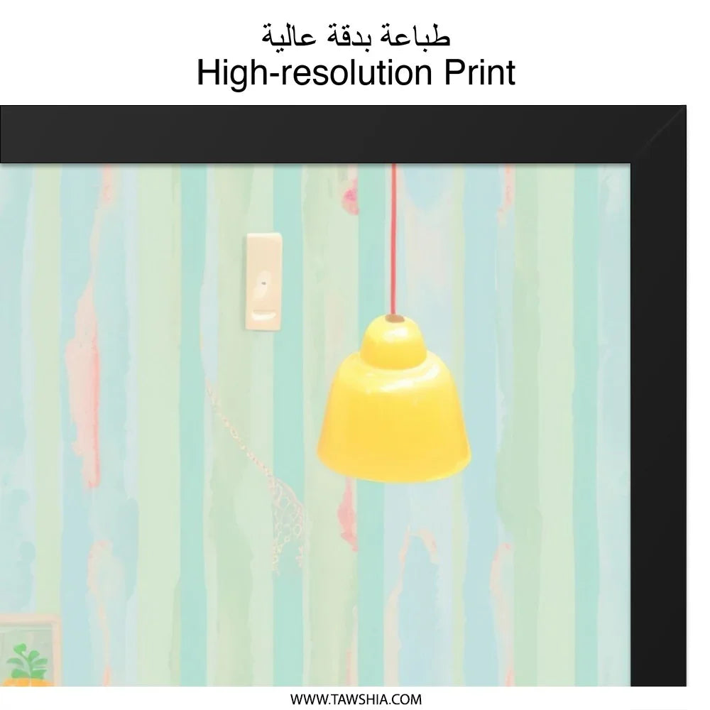 Cozy Kitchen Wall Art, Pastel Home Decor, Still Life Print, Dining Room Art, Whimsical Art Print, Housewarming Gift, Home Interior Wall Art - Tawshia