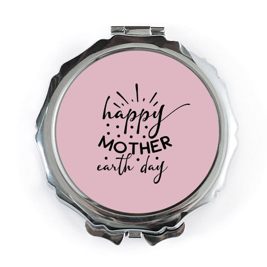 Happy Mother Earth Day Pocket Mirror, Gift for Mother, Cute Pocket Mirror, Earth Day Pocket Mirror, Mom Pocket Mirror, Mirror - Tawshia