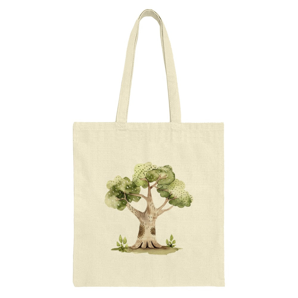 Watercolor Tree Tote Bag, Nature Lover Gift, Eco Friendly Bag, Casual Bag, Everyday Bag, Stylish Tote Bag - Tawshia