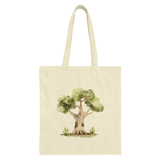 Watercolor Tree Tote Bag, Nature Lover Gift, Eco Friendly Bag, Casual Bag, Everyday Bag, Stylish Tote Bag - Tawshia