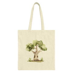 Watercolor Tree Tote Bag, Nature Lover Gift, Eco Friendly Bag, Casual Bag, Everyday Bag, Stylish Tote Bag - Tawshia