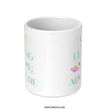 Learning Adventure Mug, Educational Gift, Teacher Appreciation, Book Lover Gift, Inspirational Coffee Cup, Student Gift Idea - Tawshia