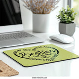 Besties Mouse Pad, Best Friend Gift, Long Distance Friendship, Connected by Heart, Unique Desk Accessory, Friendship Gift Idea - Tawshia