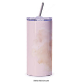 Floral Boat Tumbler, Beachy Aesthetic, Watercolor Tumbler, Cute Tumbler, Boat Lover Gift, Coastal Tumbler, Travel Mug, Drinkware Tumblers - Tawshia