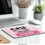 Best Friends Power Mouse Pad, Cute Pink Mousepad, Girl Power Office Decor, Gift For Friend, Bestie Gift, Desk Accessory, Work From Home - Tawshia