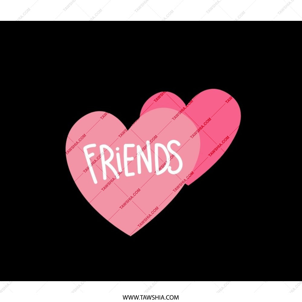 Friends Heart Backpack, Best Friends Gift, Friendship Backpack, Heart Design Backpack, Trendy Backpack, School Backpack, College Backpack - Tawshia