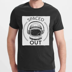 Spaced Out Graphic Astronaut Helmet Illustration Shirt product