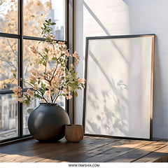 Abstract Neutral Wall Art, Minimalist Art Print, Beige and White Painting, Modern Home Decor, Gallery Wall Art - Tawshia