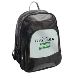 Less Talk More Golfing Backpack, Golf Lover Gift, Golf Backpack, Sports Fan Backpack, Funny Golf Gift, Golfing Backpack for Men, Women - Tawshia