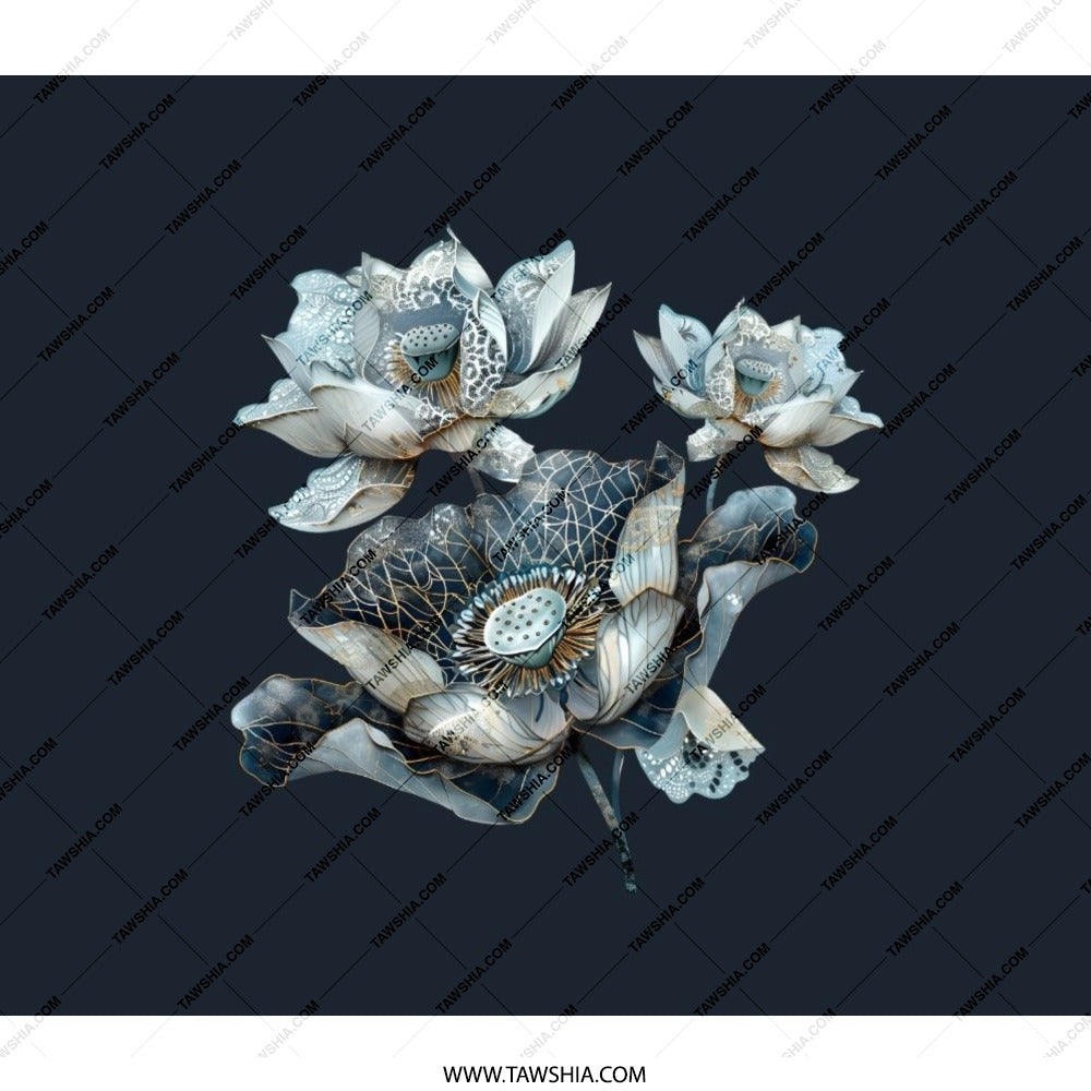 Lotus Flower Backpack, Floral Art Bag, Botanical Design, Schoolbag, Travel Daypack, Everyday Carry All, Gift for Her, Backpack for Him - Tawshia