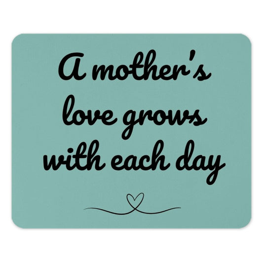 Mother's Love Mouse Pad, Inspirational Quote Pad, Daily Reminder Mousepad, Mom Gift, Best Mom Mousepad, Office Desk Decor - Tawshia