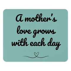 Mother's Love Mouse Pad, Inspirational Quote Pad, Daily Reminder Mousepad, Mom Gift, Best Mom Mousepad, Office Desk Decor - Tawshia