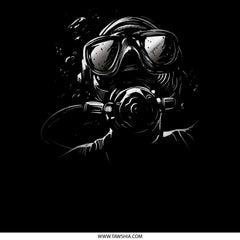 Scuba Diver Underwater Adventure Graphic Art product