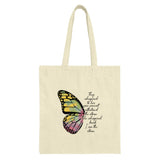 Butterfly Tote Bag, Inspirational Quote Bag, I am the Storm Tote, Empowering Gift, Colorful Butterfly Art, Motivational Tote - Tawshia