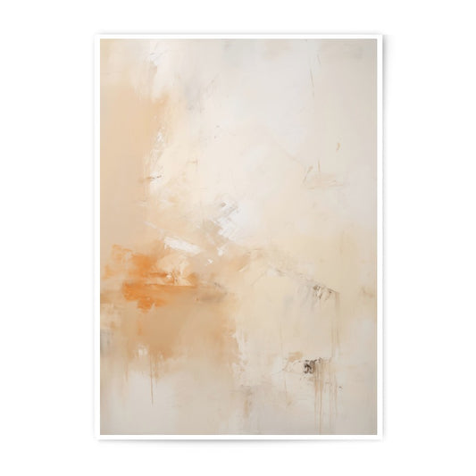 Abstract Art Photographic Prints, Beige and Orange Wall Decor, Modern Neutral Art, Contemporary Home Decor, Fine Art Photography - Tawshia