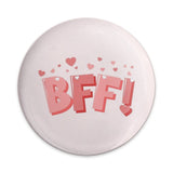 BFF Pinback Button, Best Friends Forever Button, Friendship Button, Gift for Bestie, Cute Heart Pin, BFF Gift, Friendship Gift, Pinback - Tawshia