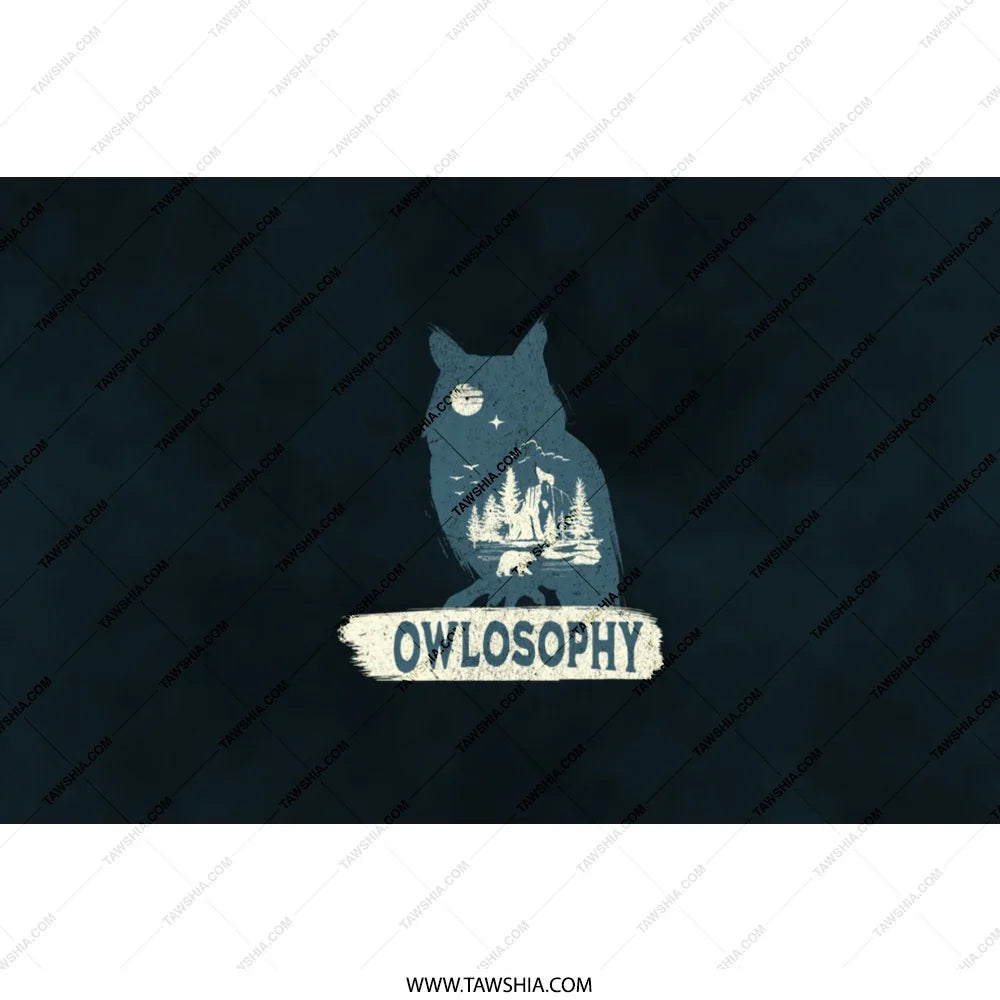 Owlosophy Owl Graphic Tee Shirt product