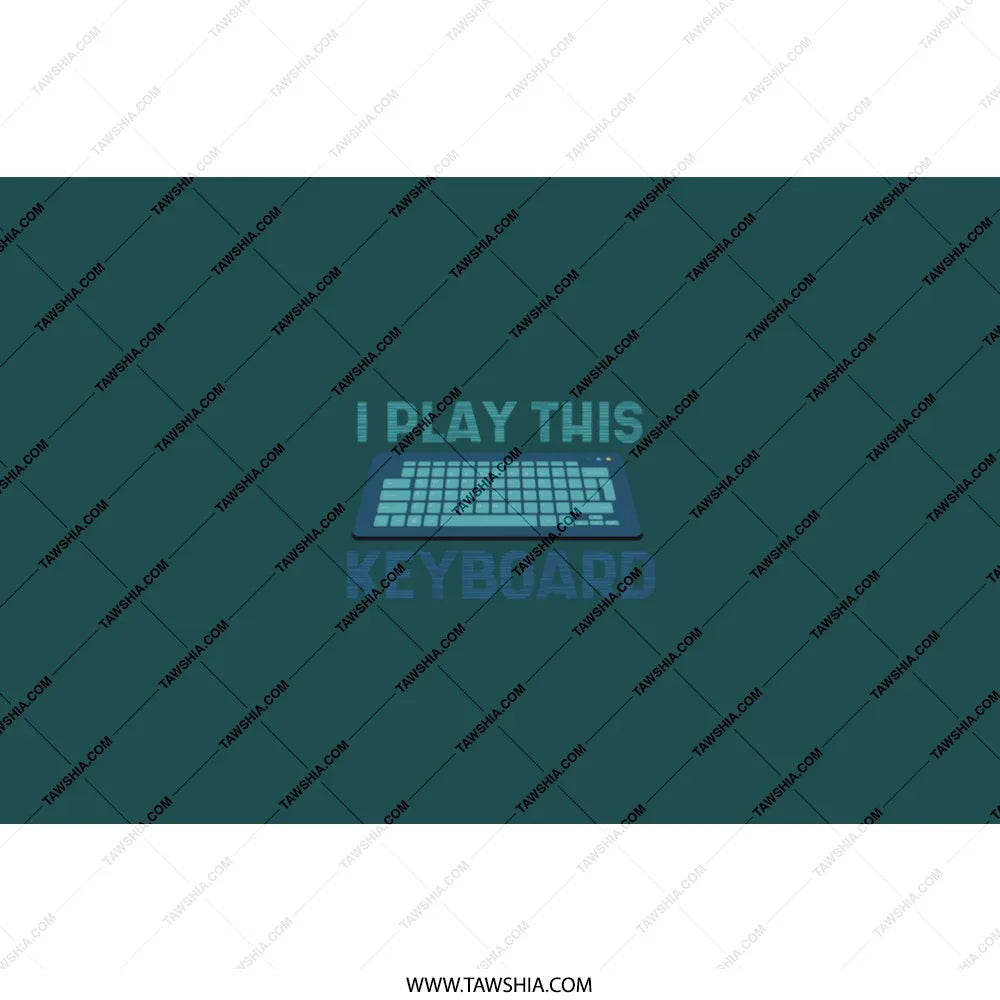 I Play This Keyboard T-Shirt Trendy Gamer product