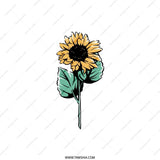 Sunflower Pillow Cover, Floral Throw Pillow, Botanical Pillow, Summer Decor, Home Decor Pillow, Decorative Accent Pillow - Tawshia