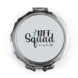 BFF Squad Pocket Mirror, Best Friend Gift, Friendship Mirror, Gift for Bestie, Cute Pocket Mirror, Squad Goals Mirror, Friendship Gift - Tawshia