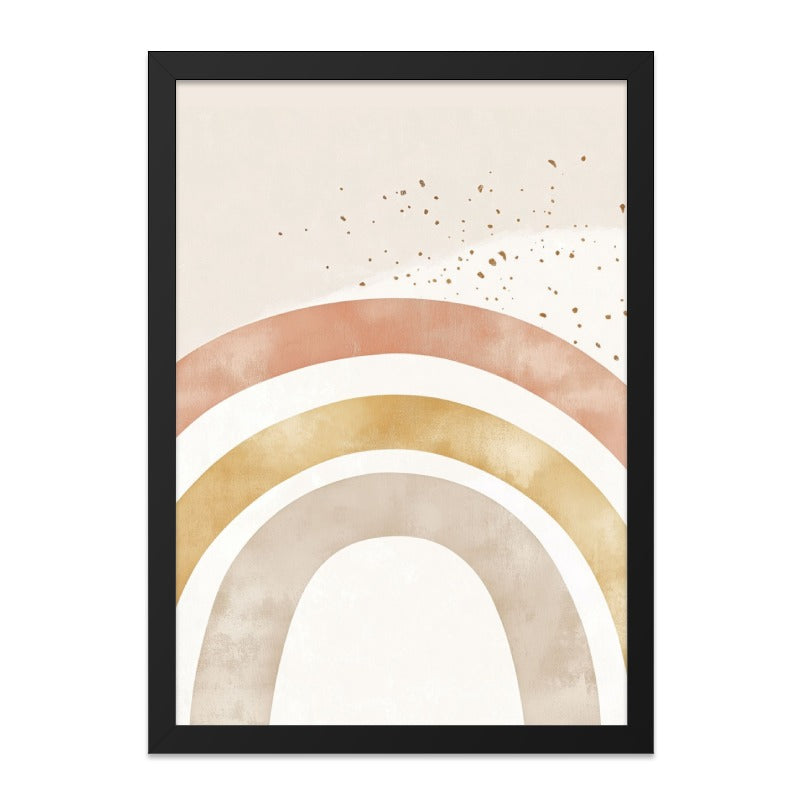 Minimalist Rainbow Wall Art, Abstract Rainbow Print, Boho Rainbow Decor, Nursery Art Print, Pastel Rainbow, Home Decor, Modern Wall Art - Tawshia