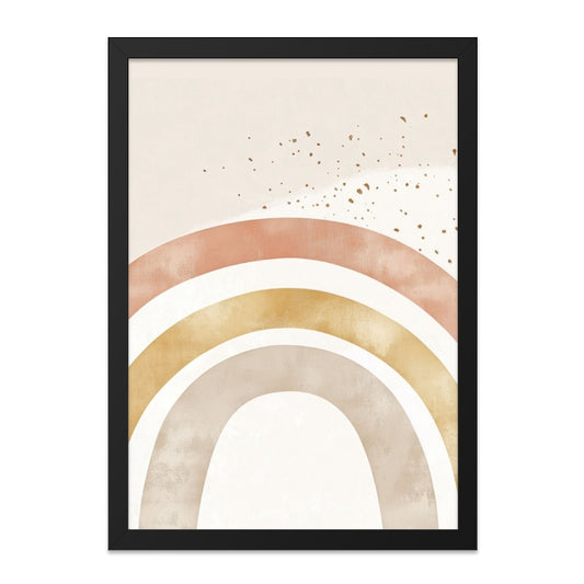 Minimalist Rainbow Wall Art, Abstract Rainbow Print, Boho Rainbow Decor, Nursery Art Print, Pastel Rainbow, Home Decor, Modern Wall Art - Tawshia