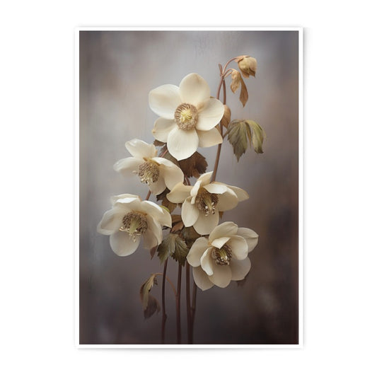 Hellebore Photographic Print, Floral Wall Art, Botanical Photography, Flower Art Print, Nature Photography, Home Decor, Wall Decor - Tawshia
