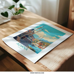 Adana Turkey Photographic Print, Travel Poster Art, Cityscape Wall Decor, Turkish Landmark Photography, Home Decor Souvenir - Tawshia