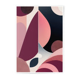Abstract Art Photographic Print, Modern Art Print, Geometric Shapes Art, Pink Wall Decor, Contemporary Home Decor, Wall Art - Tawshia