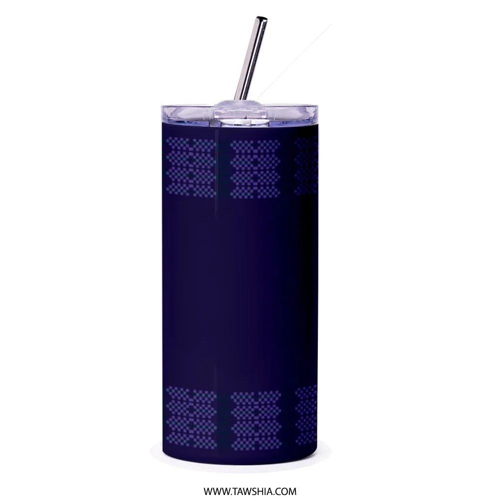 Stylish Dark Blue Insulated Travel Mug Tumbler product type