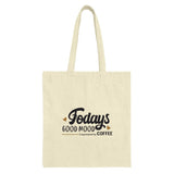 Coffee Lover Tote Bag, Today's Good Mood, Coffee Sponsored Gift, Cute Coffee Design Tote, Everyday Tote, Coffee Addict Bag, Gift for Her - Tawshia