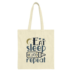 Eat Sleep Be Cute Repeat Tote Bag, Fun Mom Bag, Newborn Gift, Baby Shower Gift, Stylish Tote, Everyday Bag, Unique Design, Carry All Tote - Tawshia