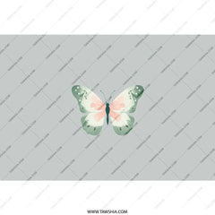 Butterfly Tumbler, Floral Tumbler, Nature Tumbler, Gift Idea, Cute Tumbler, Trending Now, Perfect Gift, Birthday Gift, Pastel Tumbler - Tawshia