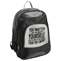 Science Backpack, You Matter, Energy, Physics Geek Gift, Teacher Appreciation, Math Backpack, Nerd Backpack, Back to School, Student Gift - Tawshia