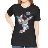 Astronaut Playing Volleyball Graphic Tee product