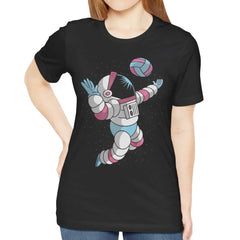 Astronaut Playing Volleyball Graphic Tee product