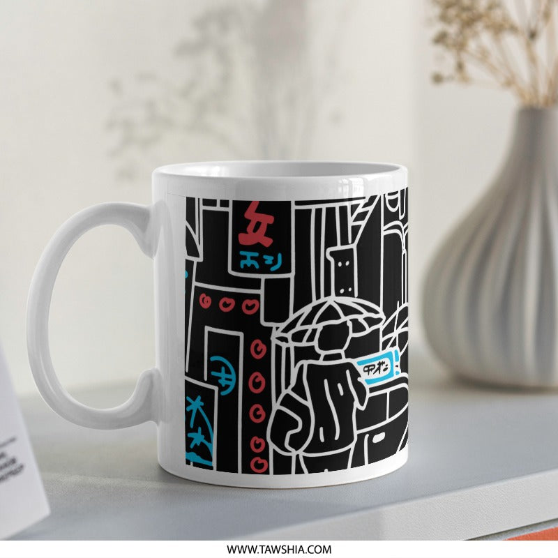 Modern Cityscape Design Mug Product