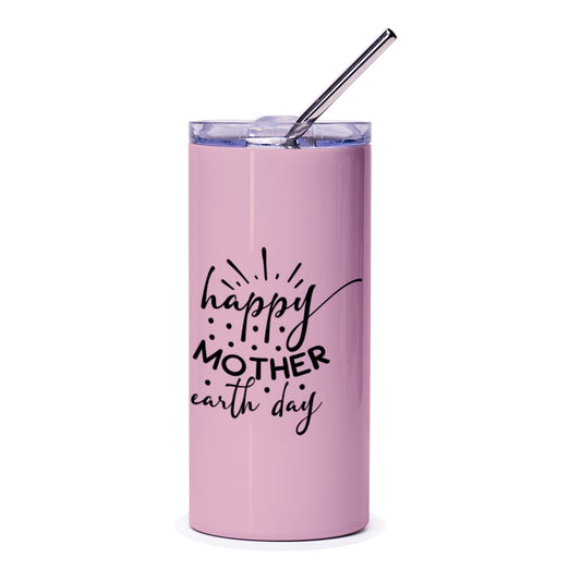 Mother Earth Day Tumbler, Happy Mother Earth Day, Pink Tumbler, Gift for Mom, Earth Day Gift, Mom Tumbler, Sustainable Gift - Tawshia