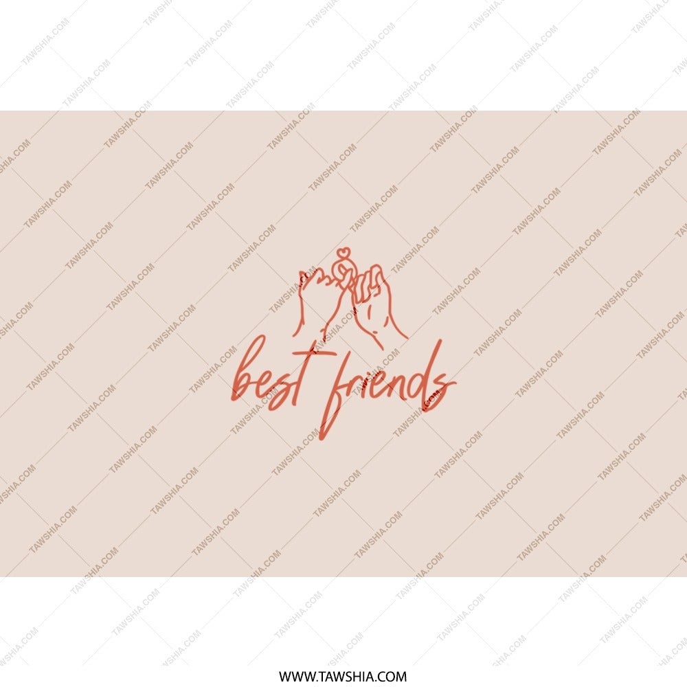 Best Friends Tumbler, Pinky Promise Tumbler, Friends Forever Gift, Friendship Tumbler, Gift for Bestie, BFF Tumbler - Tawshia