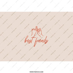 Best Friends Tumbler, Pinky Promise Tumbler, Friends Forever Gift, Friendship Tumbler, Gift for Bestie, BFF Tumbler - Tawshia