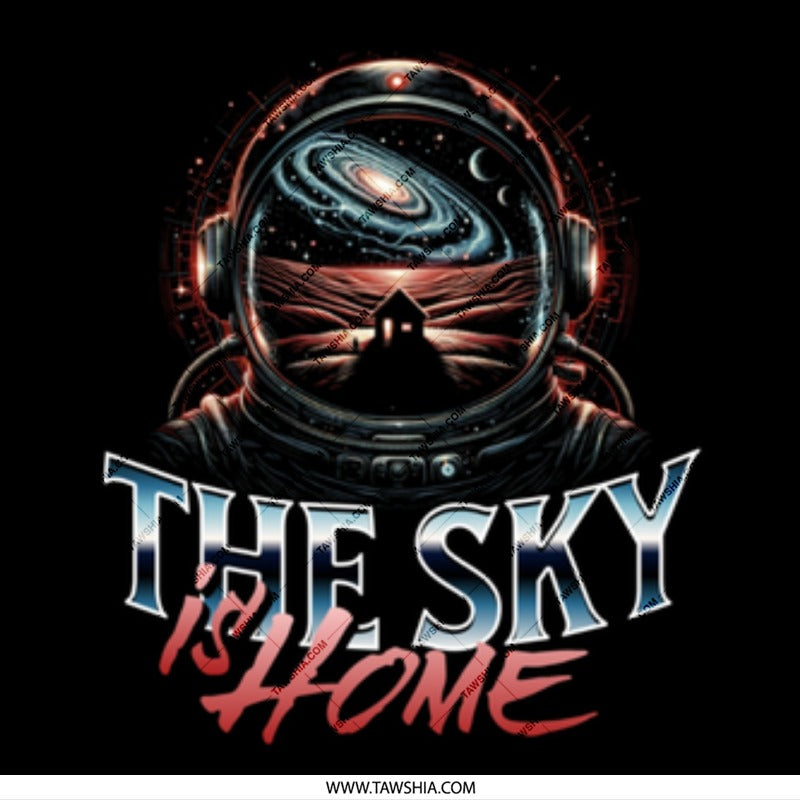 Cosmic Astronaut The Sky Is Home Graphic Tee product