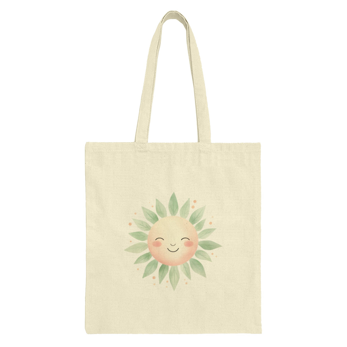 Cute Smiling Sunflower Design Eco-Friendly Tote Bag Product