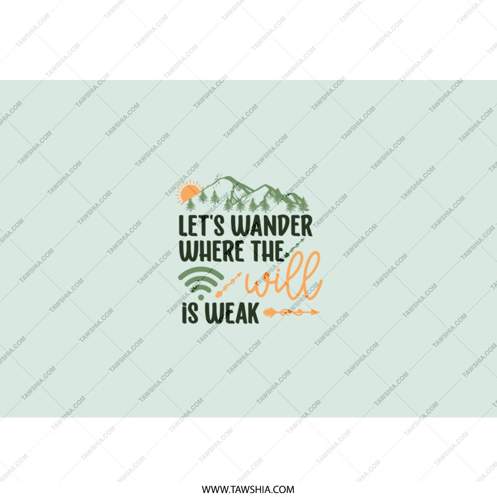 Wanderlust Tumbler, Weak Wifi, Adventure Tumbler, Travel Mug, Mountains Tumbler, Outdoors Gift, Hiking Gift, Vacation Mug, Gift for Hiker - Tawshia