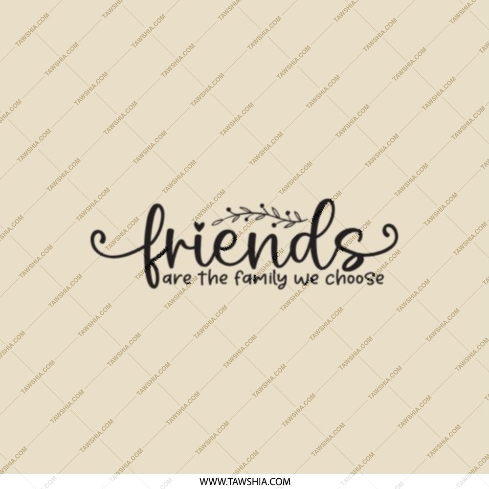 Friends Pocket Mirror, Friends Are Family Compact Mirror, Best Friend Gift, Friendship Gift for Her, Travel Mirror, Purse Mirror - Tawshia