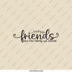 Friends Pocket Mirror, Friends Are Family Compact Mirror, Best Friend Gift, Friendship Gift for Her, Travel Mirror, Purse Mirror - Tawshia