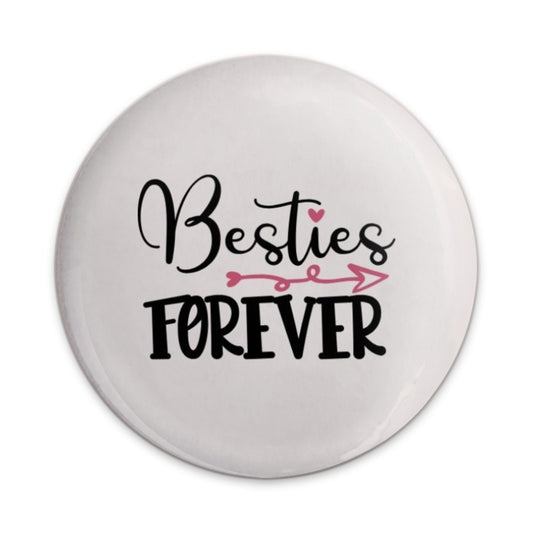 Besties Forever Pinback Button, Cute Friendship Gift, Best Friend Present, Matching Best Friend Pin, BFF Badge, Best Friend Jewelry - Tawshia