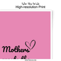 Mothers Heart Photographic Prints, Home Decor, Mother's Day Gift, Family Love, Wall Art, Pink Prints, Sentimental Art - Tawshia