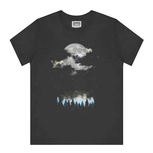 Moonlit Forest Under The Night Sky T-shirt product type